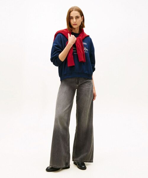 セール】バーシティクレストテリートレーナー（スウェット）｜TOMMY