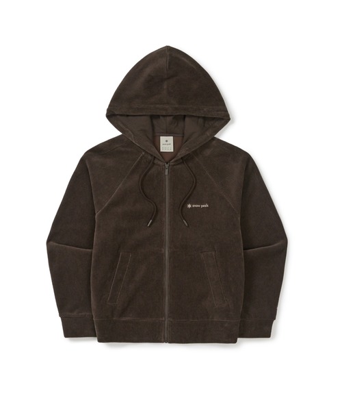 Snow Peak(スノーピーク)の「Snow Peak / Corduroy Wmn's S-Cropped Hood Zip コーデュロイ レディース Sクロップド フードジップ 海外限定(パーカー・レディース・ライトベージュ/スミクロ/ブラウン・S/M/L)」の2枚目の写真