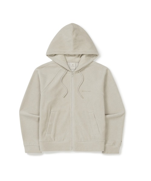 Snow Peak(スノーピーク)の「Snow Peak / Corduroy Wmn's S-Cropped Hood Zip コーデュロイ レディース Sクロップド フードジップ 海外限定(パーカー・レディース・ライトベージュ/スミクロ/ブラウン・S/M/L)」の3枚目の写真