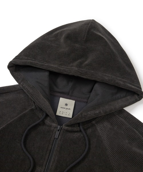 Snow Peak(スノーピーク)の「Snow Peak / Corduroy Wmn's S-Cropped Hood Zip コーデュロイ レディース Sクロップド フードジップ 海外限定(パーカー・レディース・ライトベージュ/スミクロ/ブラウン・S/M/L)」の7枚目の写真