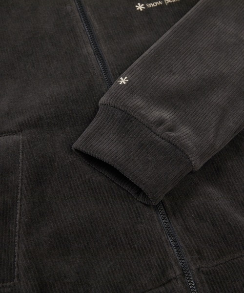 Snow Peak(スノーピーク)の「Snow Peak / Corduroy Wmn's S-Cropped Hood Zip コーデュロイ レディース Sクロップド フードジップ 海外限定(パーカー・レディース・ライトベージュ/スミクロ/ブラウン・S/M/L)」の10枚目の写真