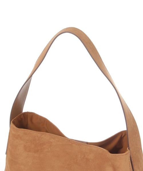 Elura（エルーラ）の「ポーチセットフェイクスエードトート/574979（ハンドバッグ・レディース・ブラウン系その他2/ダークブラウン・ONE SIZE）」の8枚目の写真