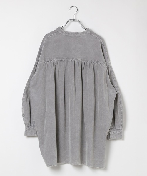 LEPSIM（レプシィム）の「加工コーデュロイシャツチュニック　598092（シャツ/ブラウス・レディース・グレー系その他/ベージュ系その他・FREE）」の16枚目の写真