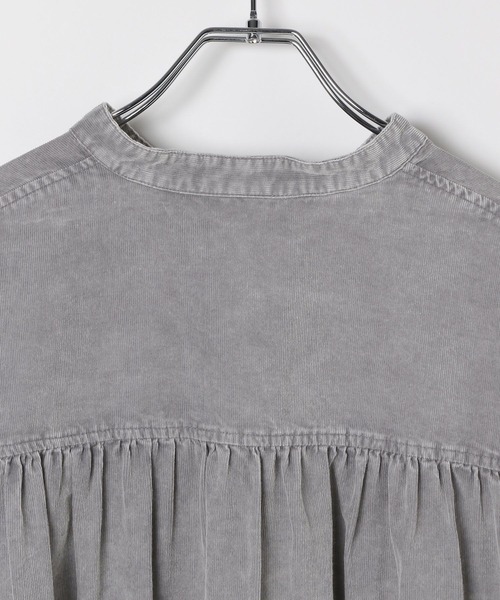 LEPSIM（レプシィム）の「加工コーデュロイシャツチュニック　598092（シャツ/ブラウス・レディース・グレー系その他/ベージュ系その他・FREE）」の21枚目の写真