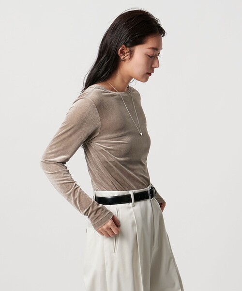 ２点セット　MARW UNITED ARROWS シアー ロングトップス　パンツ 2点セット MARW UNITED ARROWS シアー ロングトップス パンツ マルゥ