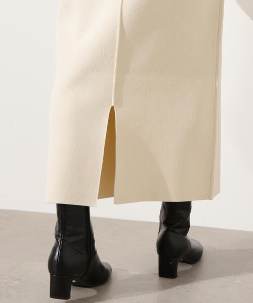 N.（N. Natural Beauty Basic）（エヌエヌナチュラルビューティーベーシック）の「【PS/低身長サイズ】フォルムニットカーデセットアップ（ワンピース・レディース・ブラウン/ブルー/オフホワイト・P/S/MEDIUM）」の21枚目の写真