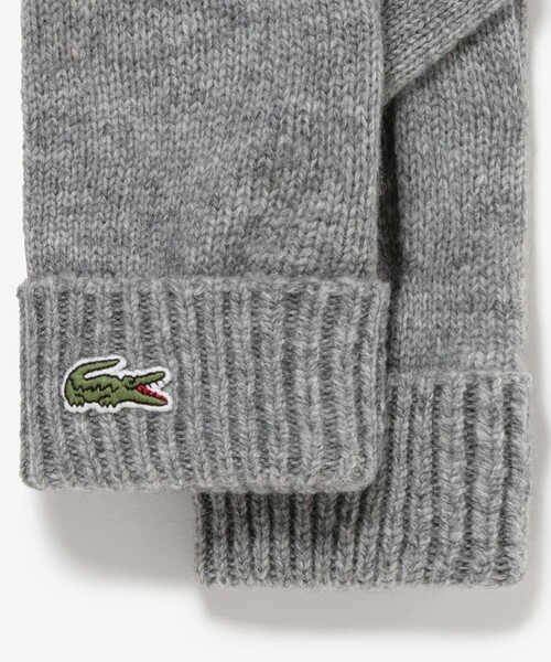 LACOSTE(ラコステ)の「エッセンシャル ウールニットグローブ(手袋・レディース・ブラック/オフホワイト/グレー/ネイビー・FREE)」の6枚目の写真