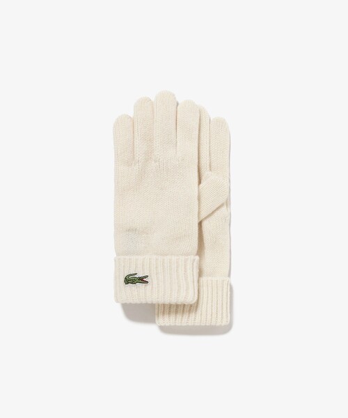 LACOSTE(ラコステ)の「エッセンシャル ウールニットグローブ(手袋・レディース・ブラック/オフホワイト/グレー/ネイビー・FREE)」の9枚目の写真