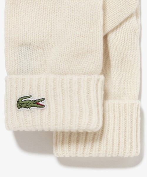 LACOSTE(ラコステ)の「エッセンシャル ウールニットグローブ(手袋・レディース・ブラック/オフホワイト/グレー/ネイビー・FREE)」の10枚目の写真