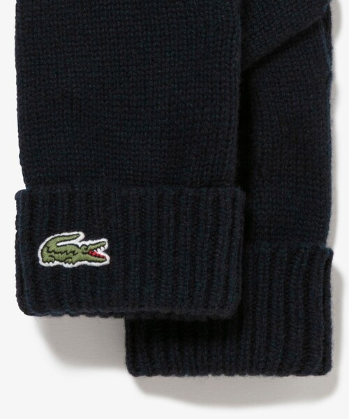 LACOSTE(ラコステ)の「エッセンシャル ウールニットグローブ(手袋・レディース・ブラック/オフホワイト/グレー/ネイビー・FREE)」の16枚目の写真