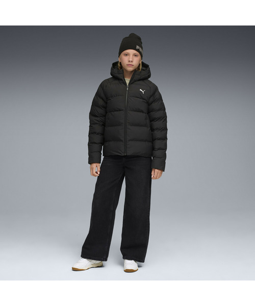 PUMA(プーマ)の「PUMA プーマ キッズ シンセティック フーデッド パッファー ジャケット 120-160cm(ダウンジャケット/コート・キッズ・ブラック/ブルー系その他7・160/150/120/130/140)」の10枚目の写真
