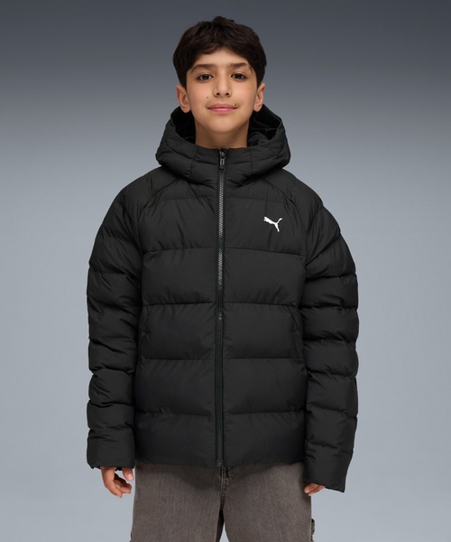PUMA(プーマ)の「PUMA プーマ キッズ シンセティック フーデッド パッファー ジャケット 120-160cm(ダウンジャケット/コート・キッズ・ブラック/ブルー系その他7・160/150/120/130/140)」の2枚目の写真