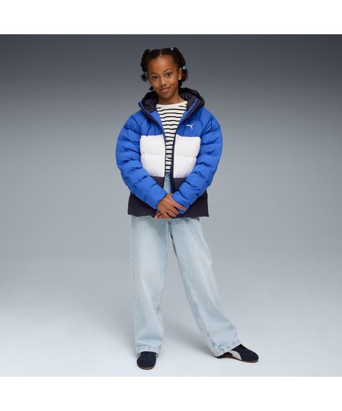 PUMA(プーマ)の「PUMA プーマ キッズ シンセティック フーデッド パッファー ジャケット 120-160cm(ダウンジャケット/コート・キッズ・ブラック/ブルー系その他7・160/150/120/130/140)」の4枚目の写真