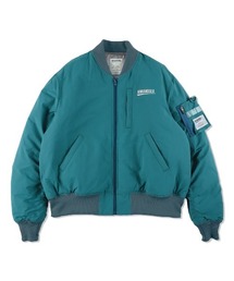 WIND AND SEA(EB_V[)FISHNET RECYCLED NYLON MA-1 JACKET(MA-1)
