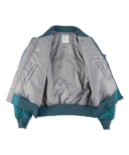 FISHNET RECYCLED NYLON MA-1 JACKET（MA-1）｜WIND AND SEA（ウィン