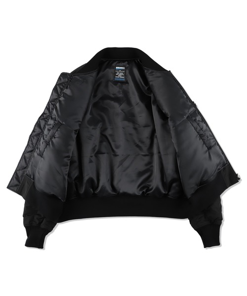 FISHNET RECYCLED NYLON MA-1 JACKET（MA-1）｜WIND AND SEA（ウィン