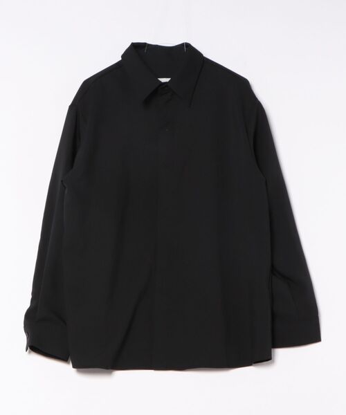 a.p.o.v.(エーピーオービー)の「a.p.o.v. 比翼ボタンオーバーサイズジャージードレスシャツ(シャツ/ブラウス・メンズ・ライトグレー/ブラック/ライトブルー/チャコール/ホワイト・ONESIZE)」の10枚目の写真