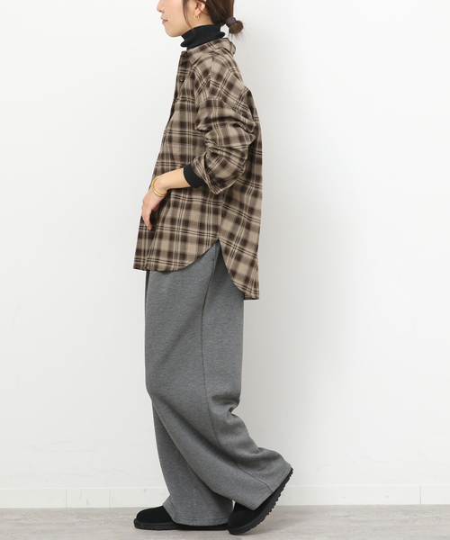 新品タグ付き　JOURNAL STANDARD relume　CHECKシャツ 追加》CHECKオーバーサイズシャツ（シャツ/ブラウス）｜JOURNAL