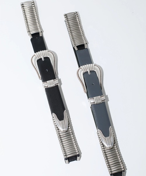 TOGA VIRILIS/トーガ】Western metal belt（ベルト）｜TOGA VIRILIS