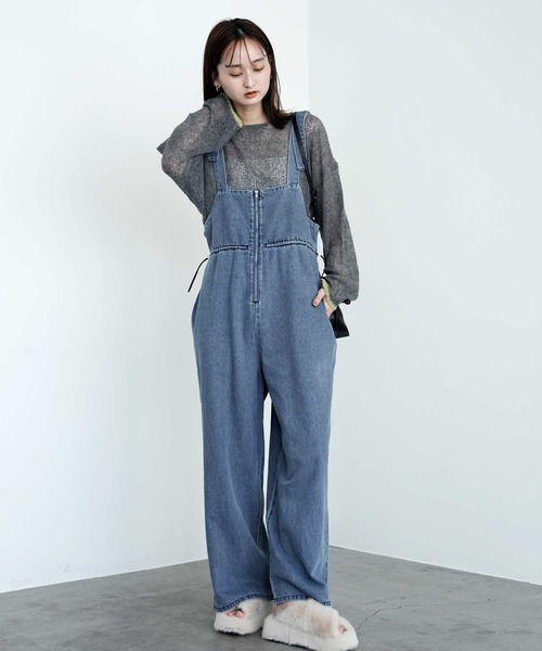 セール】【Bulue.】デニムサロペット（サロペット/オーバーオール