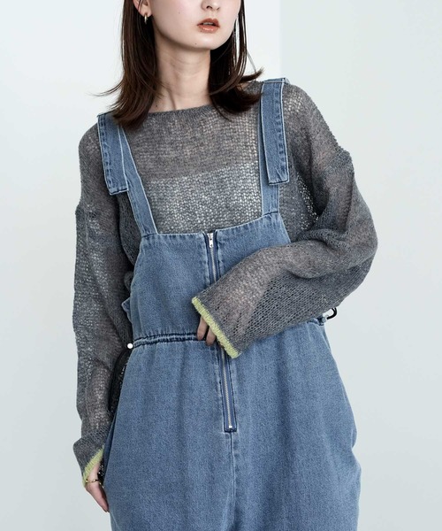 セール】【Bulue.】デニムサロペット（サロペット/オーバーオール