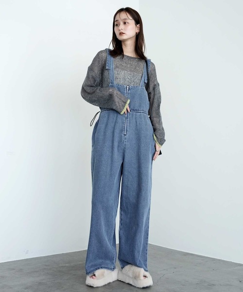 セール】【Bulue.】デニムサロペット（サロペット/オーバーオール