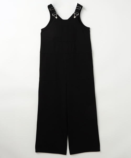 FREAK'S STORE(フリークスストア)の「ツイル カットソー サロペット/カットソーオーバーオール(サロペット/オーバーオール・レディース・ブラック/オリーブ・フリ-)」の5枚目の写真