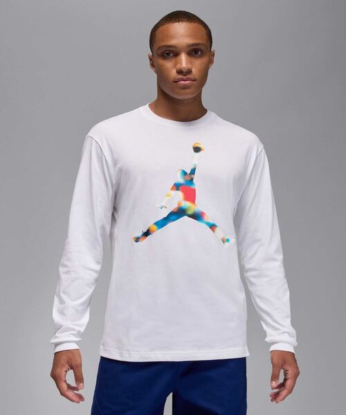 JORDAN BRAND(ジョーダンブランド)の「ジョーダン フライト メンズ ロングスリーブ クルーネック Tシャツ / Jordan Flight Men's Long-Sleeve Crewneck T-Shirt IM6511-100 White(Tシャツ/カットソー・メンズ・ホワイト・XL/S/2XL/L/M)」の1枚目の写真