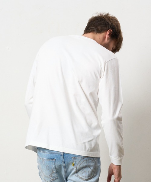 STUD MUFFIN（スタッドマフィン）の「STUD MUFFIN/スタッドマフィン/コットン天竺 I HATE YOU シークイン LS Tシャツ（Tシャツ/カットソー・メンズ・ブラック/ホワイト・3/2/4）」の12枚目の写真