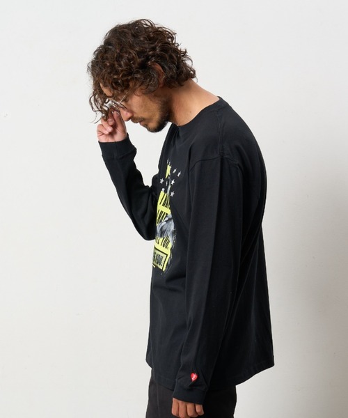 STUD MUFFIN（スタッドマフィン）の「STUD MUFFIN/スタッドマフィン/コットン天竺 I HATE YOU シークイン LS Tシャツ（Tシャツ/カットソー・メンズ・ブラック/ホワイト・3/2/4）」の6枚目の写真