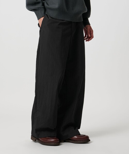 H＞OLMETEX ナイロン ワイドスラックス（その他パンツ）｜H