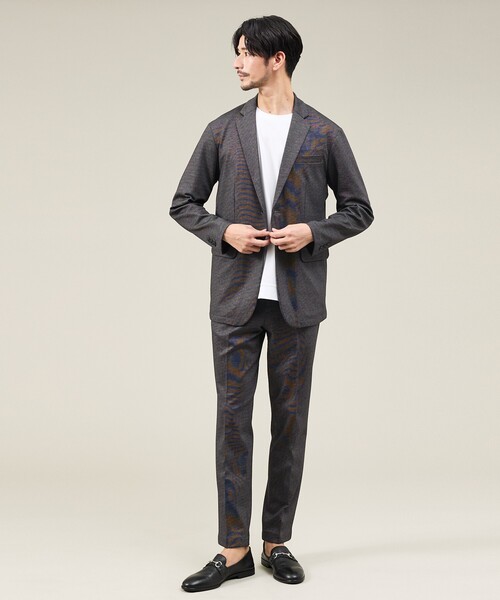 ABAHOUSE GRAY(アバハウスグレイ)の「【新型/上下2点セット】ポンチ セットアップ/スーツ ジャケット&スラックス(セットアップ・メンズ・その他1/ブルー系その他/ネイビー/グレー/その他/ブラック・50/48/46/44)」の8枚目の写真