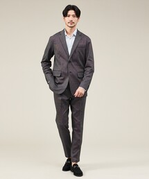 ABAHOUSE GRAY（アバハウスグレイ）の「【新型 上下2点セット】ポンチ セットアップ スーツ ジャケット&スラックス（セットアップ）」