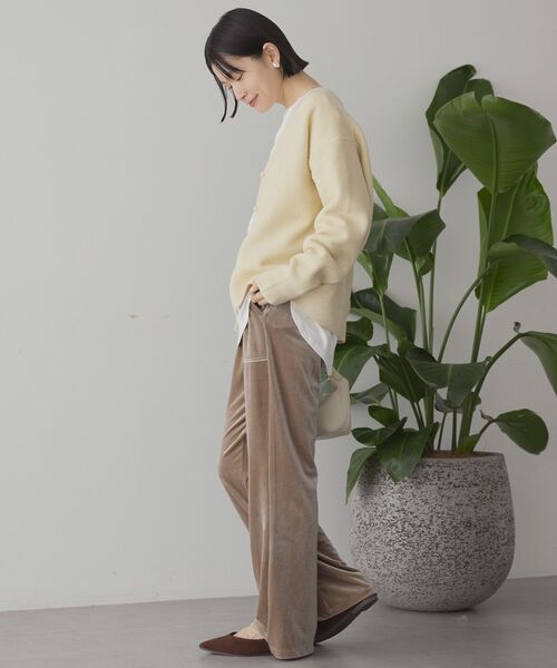 セール】Vネックラメニットカーディガン（カーディガン/ボレロ