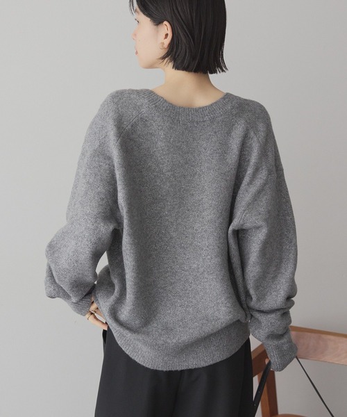 セール】Vネックラメニットカーディガン（カーディガン/ボレロ