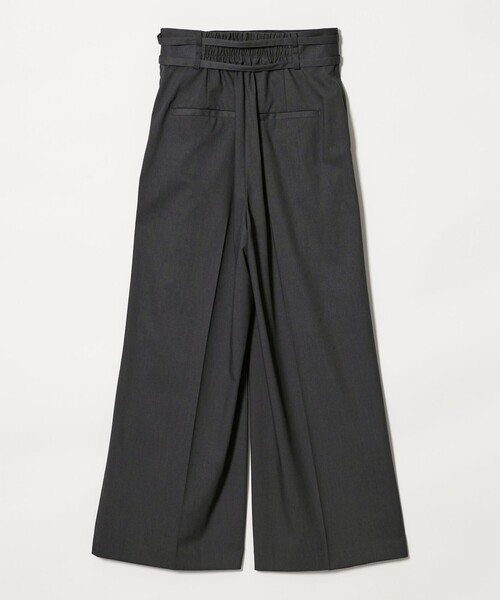 EMMEL REFINES（エメルリファインズ）の「＜EMMEL REFINES＞EM ダブルベルト ラップライク パンツ（スラックス・レディース・ベージュ/ダークグレー・M/S）」の20枚目の写真