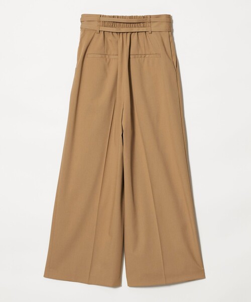 EMMEL REFINES＞EM ダブルベルト ラップライク パンツ（スラックス