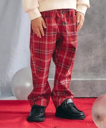 apres les cours | 【リンク】フロントボタンチェックパンツ(その他パンツ)