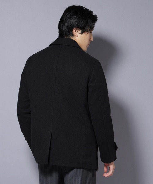 NANO universe（ナノユニバース）の「テックメルトンシングルコート（その他アウター・メンズ・チャコール/ネイビー/ブラック・L/M/S）」の4枚目の写真