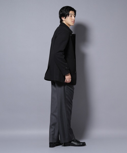 NANO universe（ナノユニバース）の「テックメルトンシングルコート（その他アウター・メンズ・チャコール/ネイビー/ブラック・L/M/S）」の7枚目の写真