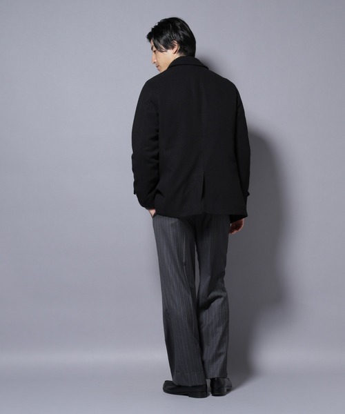 NANO universe（ナノユニバース）の「テックメルトンシングルコート（その他アウター・メンズ・チャコール/ネイビー/ブラック・L/M/S）」の8枚目の写真