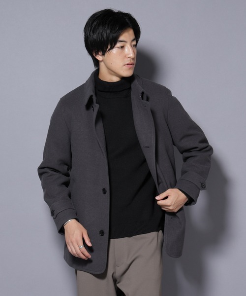 セール】テックメルトンシングルコート（その他アウター）｜NANO