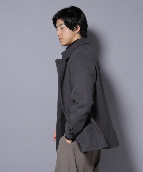 NANO universe（ナノユニバース）の「テックメルトンシングルコート（その他アウター・メンズ・チャコール/ネイビー/ブラック・L/M/S）」の10枚目の写真