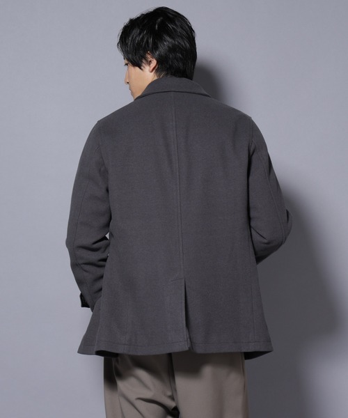 NANO universe（ナノユニバース）の「テックメルトンシングルコート（その他アウター・メンズ・チャコール/ネイビー/ブラック・L/M/S）」の11枚目の写真
