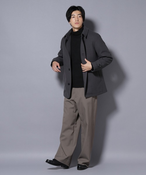 NANO universe（ナノユニバース）の「テックメルトンシングルコート（その他アウター・メンズ・チャコール/ネイビー/ブラック・L/M/S）」の13枚目の写真