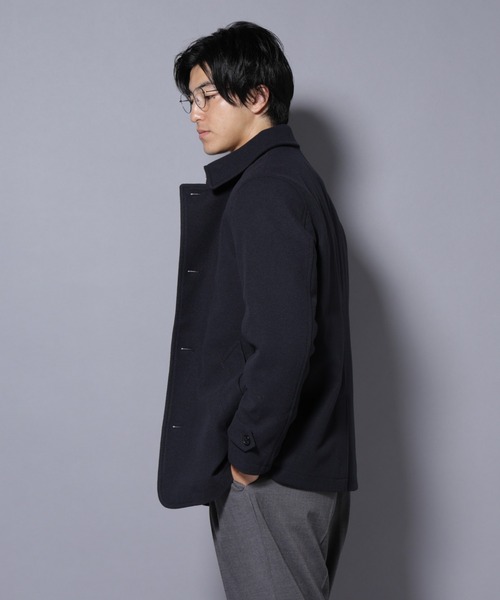 NANO universe（ナノユニバース）の「テックメルトンシングルコート（その他アウター・メンズ・チャコール/ネイビー/ブラック・L/M/S）」の17枚目の写真