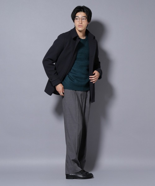 NANO universe（ナノユニバース）の「テックメルトンシングルコート（その他アウター・メンズ・チャコール/ネイビー/ブラック・L/M/S）」の19枚目の写真