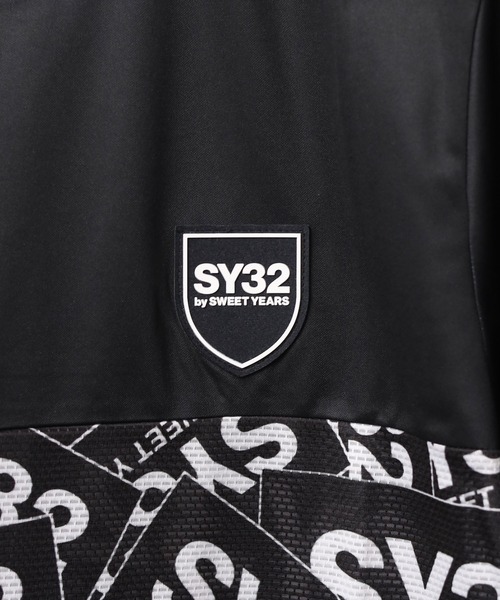 SY32 by SWEET YEARS(エスワイサーティトゥバイスィートイヤーズ)の「【RES】【SY32 by SWEET YEARS】ACTIVE EXCHANGE BOX LOGO TEE(Tシャツ/カットソー・メンズ・ブラック/ホワイト・LARGE/MEDIUM/XX-LARGE/X-LARGE/SMALL)」の11枚目の写真