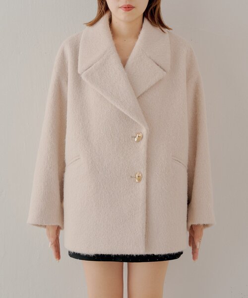 Chico（チコ）の「金釦シャギールーズコート（その他アウター）」 - WEAR