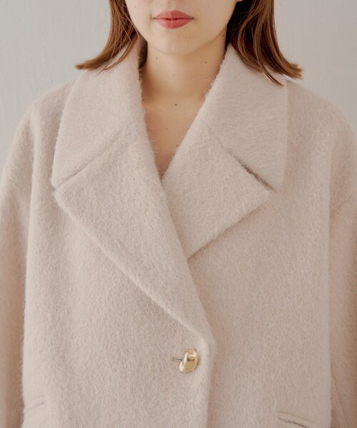 金釦シャギールーズコート（その他アウター）｜Chico（チコ）の